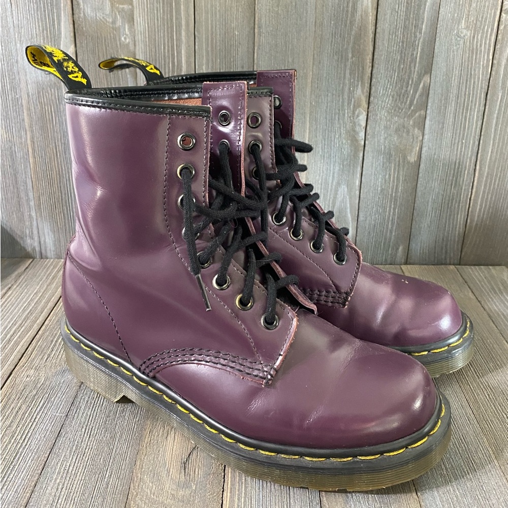Dr Martens Purple Combat Boots womens size 7